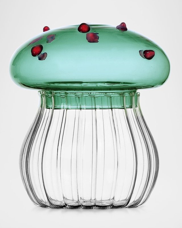 Alice Mushroom Sugar Bowl with Lid